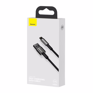 Baseus kabelis Tungsten USB - Lightning 2,0m 2,4A juodas