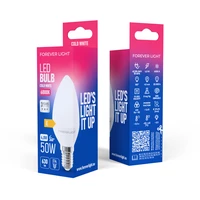 Forever Light LED Bulb E14 C37 4.8W 630lm 6000K class E