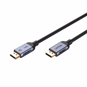 UNITEK C1628GY01-5M DisplayPort laidas Juodas, Pilkas
