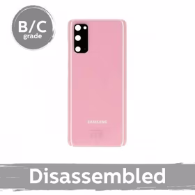 Galinis dangtelis skirtas Samsung G980 S20 / Cloud Pink / su stikliukais 100% originalus (8/10 naudotas)