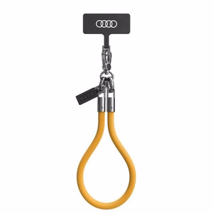 Audi universalus telefono dirželis 28cm 8mm geltonas AU-HSL8-R8/D1-YW
