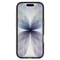 Blizgantis magnetinis dėklas telefonui Iphone 17, juodas, permatomas