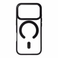 COLOR EDGE MAG COVER magnetinis dėklas telefonui, suderinamas su MagSafe, skirtas IPHONE 17 Pro, juodas