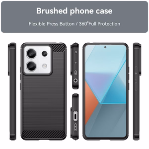 Anglies dėklas telefonui, skirtas Xiaomi Redmi Note 13 Pro – juodas