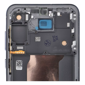 REWA OLED LCD ekranas su rėmeliu, skirtas SAMSUNG A55, juodas