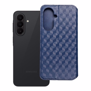 Atverčiamas dėklas Samsung A27 Cubic Book, mėlynas