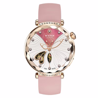 Blavec Išmanusis laikrodis W-19 Liana HD AMOLED Voice Call (SWW19-RG) rožinės aukso spalvos + 2 laikrodžio juostos