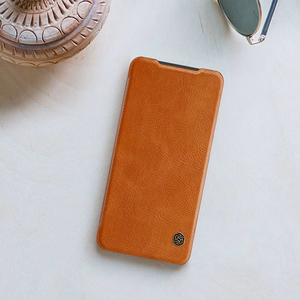 Nillkin Qin dėklas (m) telefonui Iphone 12 Mini rudas