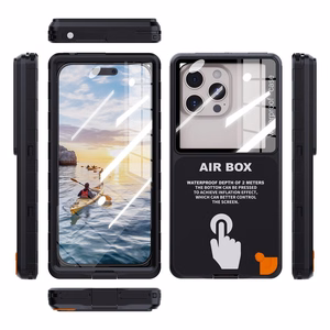 Dėklas atsparus vandeniui SHELLBOX AIRBOX MAX 6.9 universalus juodas (m)