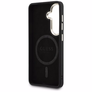 GUESS dėklas for SAMSUNG S26 GUHMS26SP4MSEGCW (4G Embossed Ring MagSafe) rudas