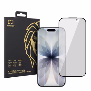 Grūdintas stiklas Tel Protect 10X Privacy DLC Diamond Coating skirtas Iphone 16 Pro/17