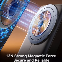 Išorinė baterija Joyroom "JR-PBM02 3in1" juoda 10000mAh (Belaidis įkrovimas 15W)