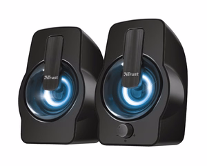 Trust Gemi RGB garsiakalbiai, 12W PMPO, juodi