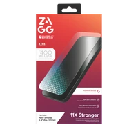 ZAGG InvisibleShield Glass XTR4 grafeninis apsauginis stiklas su mėlynos šviesos filtru iPhone 16 Pro Max telefonui