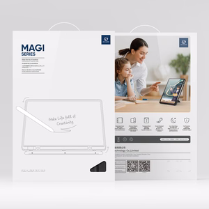 DUX DUCIS dėklas MAGI (m) su pieštuko laikymo vieta skirtas iPad Pro 11 (2024) - juodas (m)