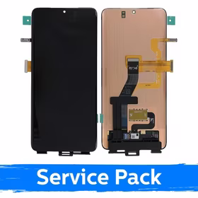 LCD ekranas suderinamas su Samsung G998 S21 Ultra juodas (Service Pack) (NF versija)