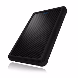 ICY BOX IB-223U3a-B – USB 3.0 dėžutė 2.5 col. SATA HDD arba SSD su silikoniniu apsauginiu dėklu