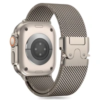 Tech-Protect Milano apyrankė Apple Watch 6 / 7 / 8 / 9 / 10 / SE / Ultra 1 / 2 (44 / 45 / 46 / 49 MM) - titano