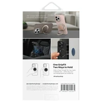 Uniq Gripfit 360 magnetinis laikiklis su atrama – pilkas / titnago pilkas