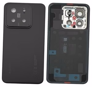 Galinis dangtelis Xiaomi 14 Black su kameros stikliuku ORG