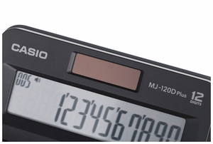 Casio MJ-120D Plus skaičiuotuvas Desktopas Pagrindinis skaičiuotuvas Juoda