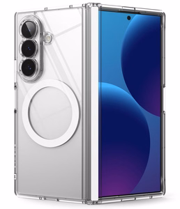 Ringke Fusion Flap Magnetic MagSafe dėklas, skirtas Samsung Galaxy Z Fold 8 Ultra – skaidrus