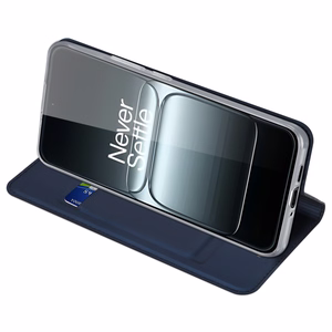 Dux Ducis Skin Pro atveriamas dėklas OnePlus 13T telefonui - mėlynas