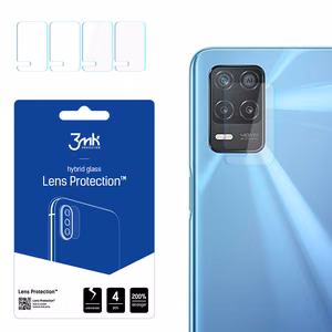 3MK FLEXIBLE GLASS LENS hibridinis stiklas PROTECT REALME 8 5G skirtas 4 vnt. kamerai