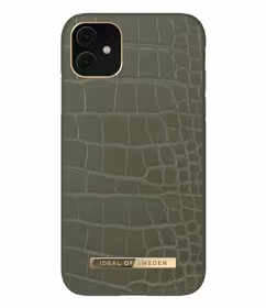 IDEAL OF SWEDEN IDACAW21-I1961-327 IPHONE 11 KHAKI CROCO dėklas