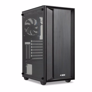 iBox CETUS 906 Midi Tower juodas kompiuterio korpusas