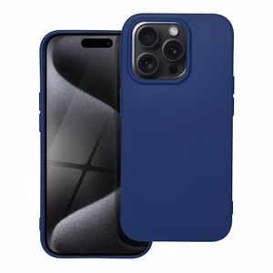 Чехол для iPhone 15 PRO Soft тёмно-синий