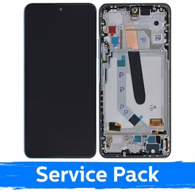 Ekranas skirtas Xiaomi Poco F3 (Mi 11X / Mi 11i) su rėmeliu / Deep Ocean Blue / (Service Pack)