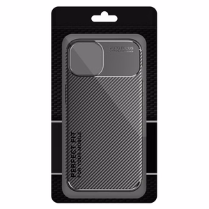 Vennus Carbon Elite dėklas telefonui Xiaomi Redmi Note 12 5G/Poco X5 Juodas