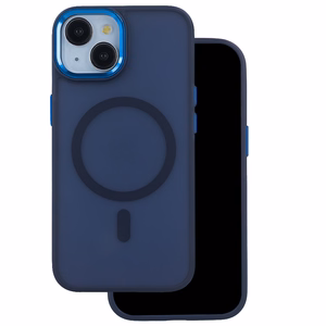 Frozen Mag dėklas for iPhone 17 Pro Max 6,9" tamsiai mėlynas open ring