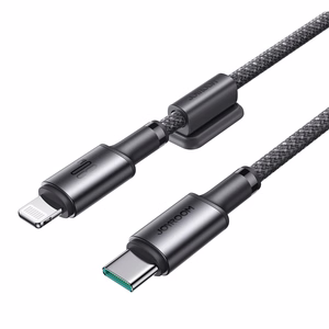 Кабель Joyroom S-A50 Unlimited Series 30W USB-C - Lightning с магнитным органайзером 1,2 м - серый
