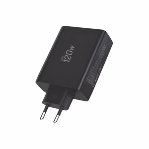 "Tech-Protect NC120W-GAN" 4 prievadų 120 W sieninis įkroviklis - juodas
