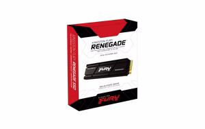 Kingston Technology 4000G RENEGADE PCIe 4.0 NVMe SSD su radiatoriu