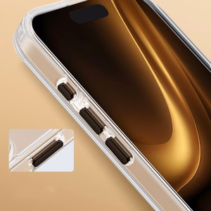 Clear Thin Mag dėklas iPhone 17 6,3" juodas