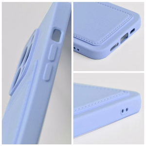 Kortelių dėklas telefonui IPHONE 15 Pro violetinis