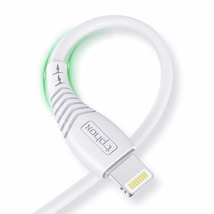 LAIDAS T-PHOX NATURE LIGHTNING BALTAS 1.2M 3A