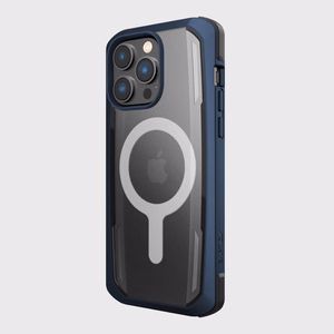 Raptic X-Doria Apsauginis dėklas iPhone 14 Pro Max su Magnetine šarvuota danga mėlyna
