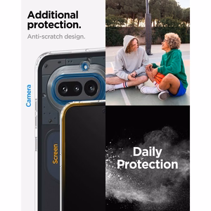 Spigen Ultra Hybrid dėklas Nothing Phone 4A, skaidrus