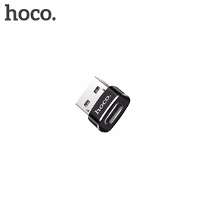 Adapteris OTG USB A į USB C Hoco UA6 juodas