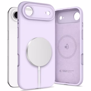 Tech-Protect Silikoninis Magnetinis dėklas telefonui iPhone 17 Air - Violetinė