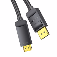 DisplayPort 1.2 į HDMI 1.4 kabelis Vention HAGBH, 2 m, 4K 30Hz (juodas)