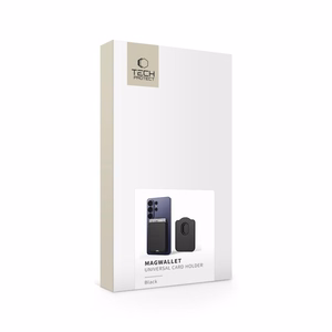 Tech-Protect CH02 MagWallet magnetinis „MagSafe“ kortelių dėklas telefonui – juodas