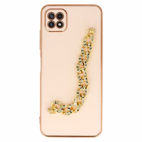 Dėklas telefonui Samsung Galaxy A22 5G (dizainas 4) (m) - šviesiai rožinis