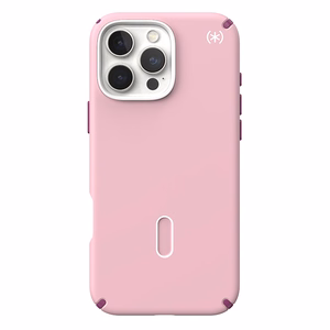 Speck Presidio2 Pro dėklas su MagSafe ir ClickLock, skirtas iPhone 16 Pro Max, „Wednesday Pink/Boysenberry Purple“