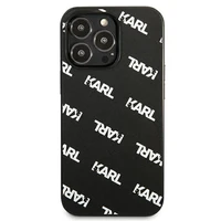 Karl Lagerfeld Allover dėklas telefonui iPhone 13 Pro / iPhone 13 - juodas