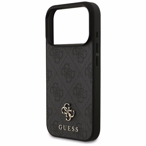 Guess 4G Small Classic Logo MagSafe dėklas iPhone 17 Pro - juodas